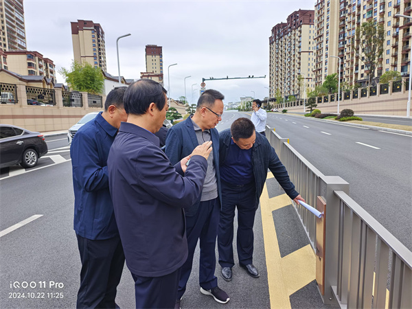 10月22日，洪董陪同汪凱書記一行到新安路調(diào)研.jpg